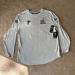EUC Nike Dri-Fit NFL On Field Shirt Men's Size XL Falcons Superbowl LI